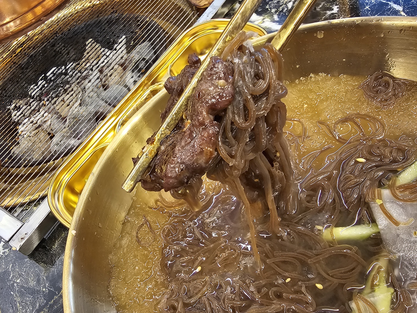 인천 연수동 맛집 우소 참숯불구이 소갈비 숯불구이 냉면